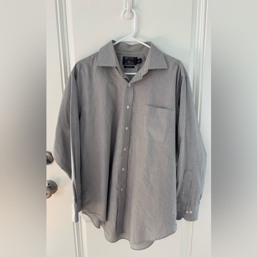 American Living Gray Dress Shirt